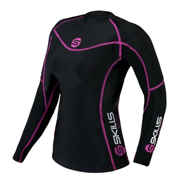 Women's Compression Top, Long Sleeve Base Layer Shirt - Skills Outfit Pty Ltd